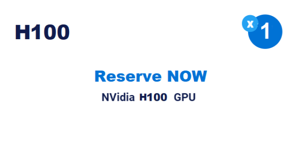 H100 Nvidia